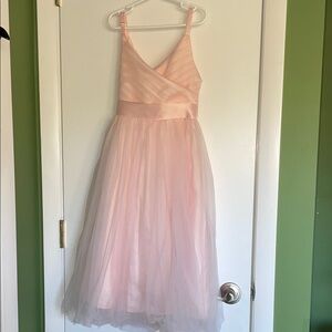 Elegant Pink Girls Flower Girl Special Occasion Dress